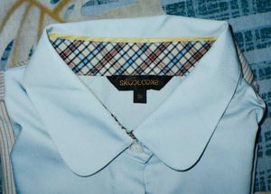 Fitted light blue shirt