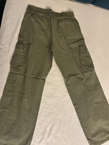 Canvas Flared H&amp;m Cargo Pants