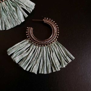 Tassel Hoop Earrings