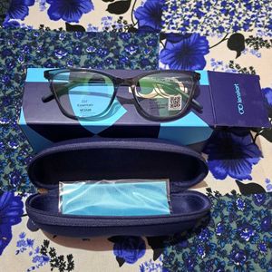 Lenskart Transparent Blue FullRim Cat Eye