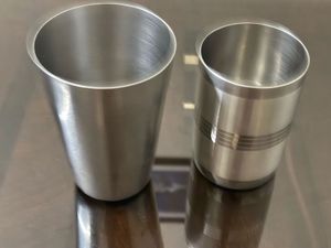 Stainless Stell Glass &amp; Spoon