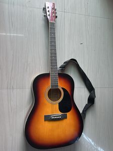 Belear Large Dreadnought   Guitar With Capo And Pi
