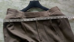 Brown Wide Leg Trousers
