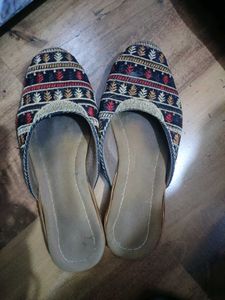Embroidered Slip-On Shoes