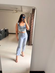 Denim Co Ord Set For Women Urgent Sale