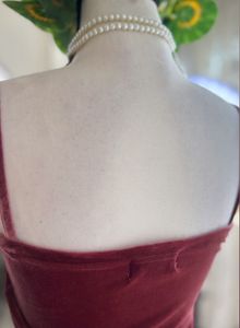 Korean Velvet Strappy Dress