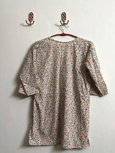 Floral Print short Kurti
