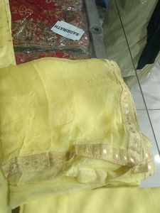 Yellow Embellished Salwar Suit