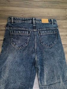 Vintage Acid Wash Wide Leg Jeans