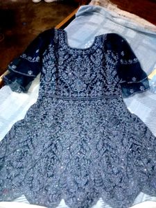 It&#39;s A Three Piece Dress .duppata Frock,Lehnga