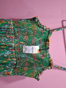 Floral Green Maxi Dress