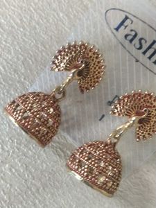 Peacock Drop Earrings