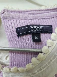 Code Lavender Korean Style Top