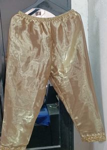 Women Golden Shine Kurta Sets