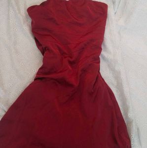 Cherry red Corset dress