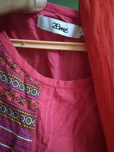 2BME Red Kurti