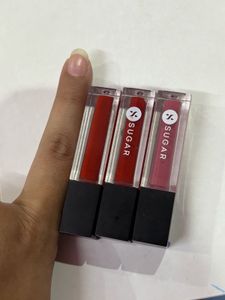 Sugar Combo Of 3 Lipsticks