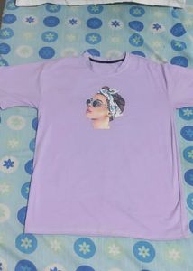 Beautiful Purpul T-shirt For Women