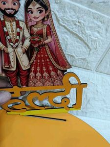 Beautiful MDF Wooden Haldi/Mehndi/Wedding Platter,