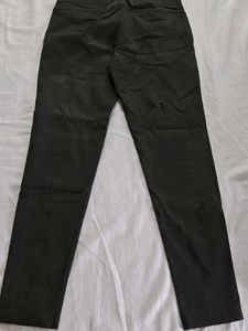 Black Embroidered Pants