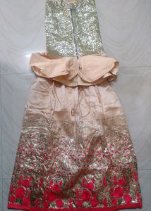 Designer Skirt & Top For 8-10 Years Girls