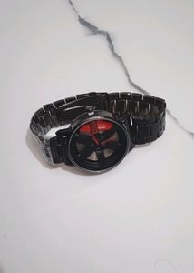 Gyro Watch In Red Colour