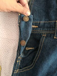 Denim Blue Dungaree/Skirt Bottom
