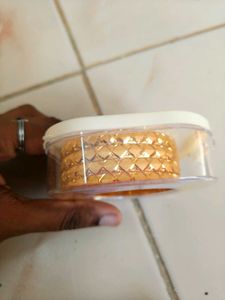 Golden Bangle Set / gold covering