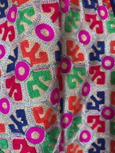 Embroidery stretchable Lycra long kurti/shrug type