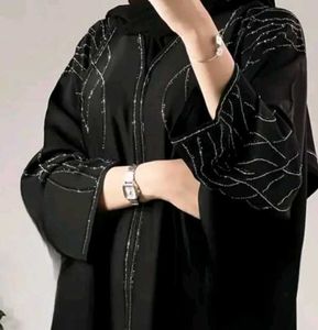 Abayas Butter Fly Design And A Line