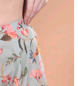 Floral Print Button-Down Top