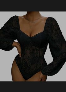 Bustier Mesh Lace Top