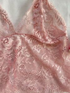 Pink Lace Ribbon Top
