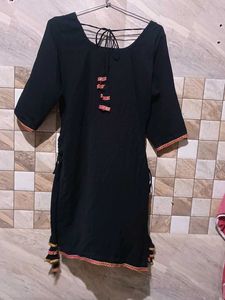 Black Sharara Set