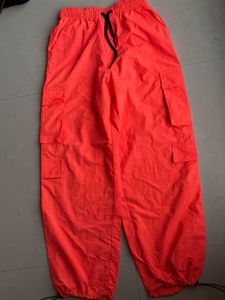 Orange Cargo Pants