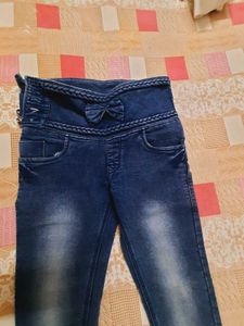 Navy Blue High Waist Jeans
