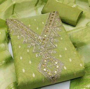 Elegant Lavender Dress Material