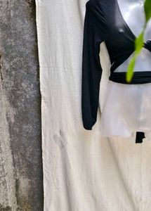 SHEIN SEXY WRAP TOP