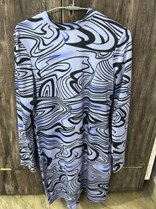 Abstract Print Dress