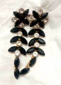 Black Earring So Nice With Chain Pandent
