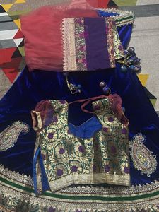 Elegant Blue Lehenga Choli Set