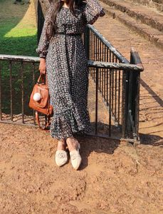 Frill Maxi Dress
