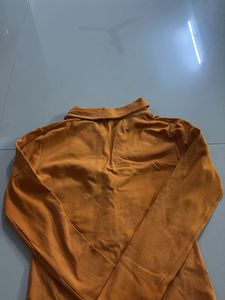 Zara Orange Bodysuit