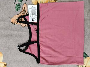 Pink Graphic Tank Top