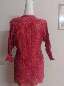 Stylish Pink Tunic Top