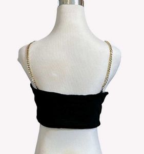 SHEIN MOD Chain Strap Crop Cami Top