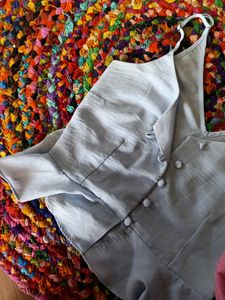 Light powder blue Ruffles