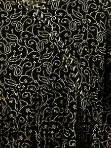 Black &amp; White Paisley Dress