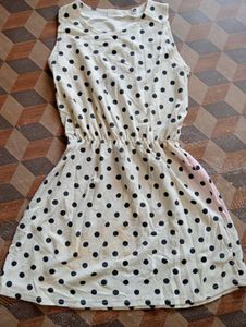 Polka Dot Sleeveless Dress