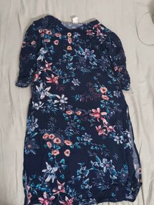 Floral Print Tunic Top